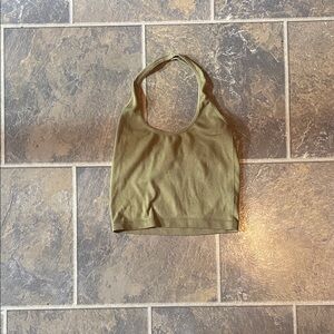 Green Women's Halter Top